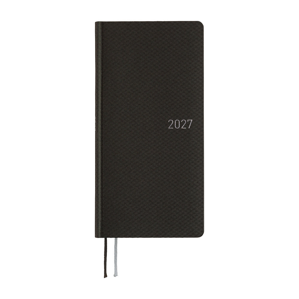 Hobonichi Techo 2027 Weeks - Paper Series: Black Argyle