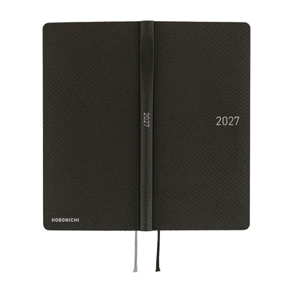 Hobonichi Techo 2027 Weeks - Paper Series: Black Argyle