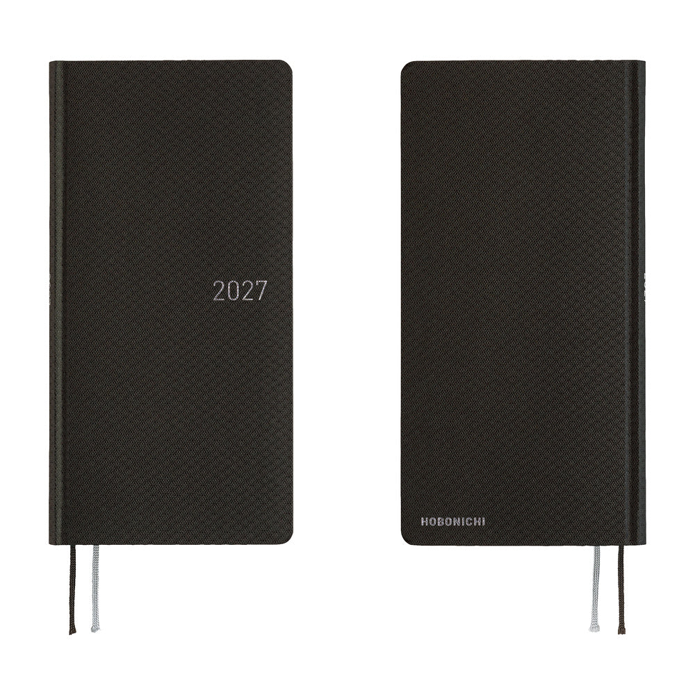 Hobonichi Techo 2027 Weeks - Paper Series: Black Argyle