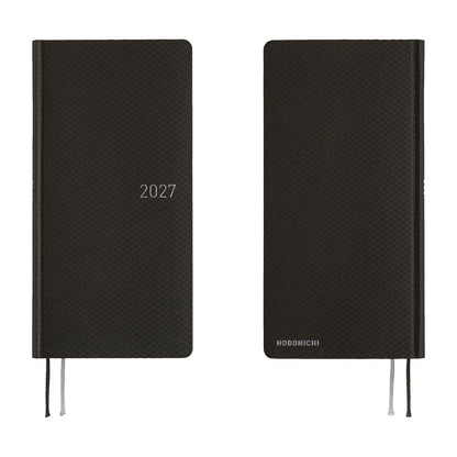 Hobonichi Techo 2027 Weeks - Paper Series: Black Argyle
