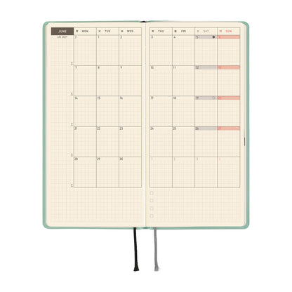 Hobonichi Techo 2027 Weeks - Paper Series: Frosty Jade