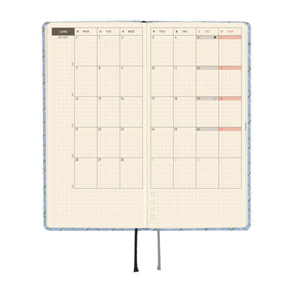 Hobonichi Techo 2027 Weeks - Shirt Fabric: Graph Plaid