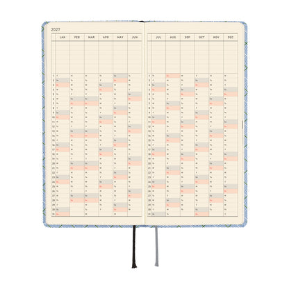Hobonichi Techo 2027 Weeks - Shirt Fabric: Graph Plaid