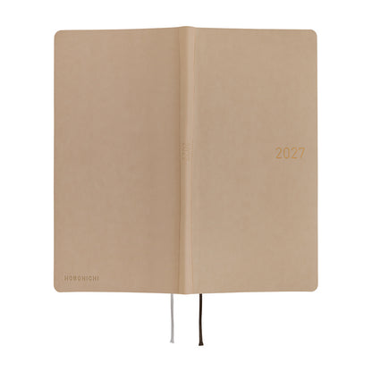 Hobonichi Techo 2027 Weeks - Smooth: Café au Lait