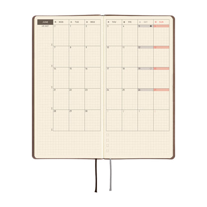 Hobonichi Techo 2027 Weeks - Smooth: Café au Lait