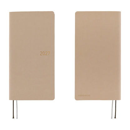Hobonichi Techo 2027 Weeks - Smooth: Café au Lait