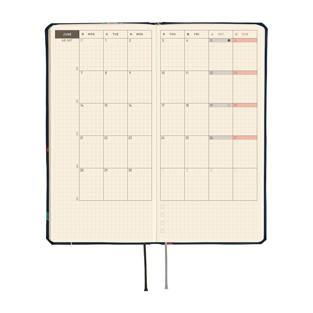 Hobonichi Techo 2027 Weeks - Bow & Tie: Candy Dream