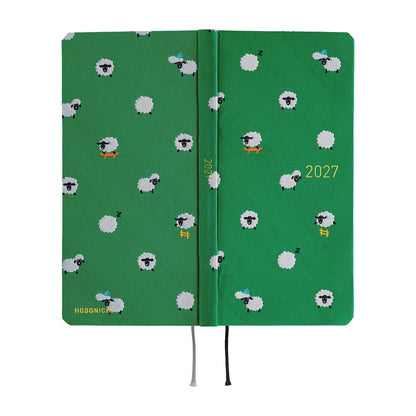 Hobonichi Techo 2027 Weeks - Bow & Tie: Sheep Sheep Sheep