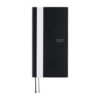 Hobonichi Techo 2027 Weeks - White Line: Black