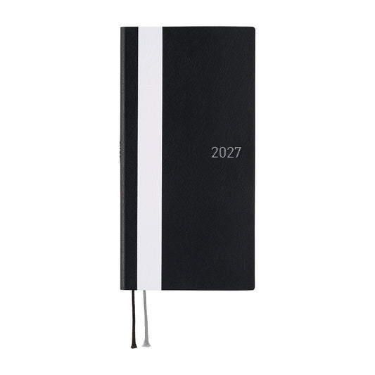 Hobonichi Techo 2027 Weeks - White Line: Black