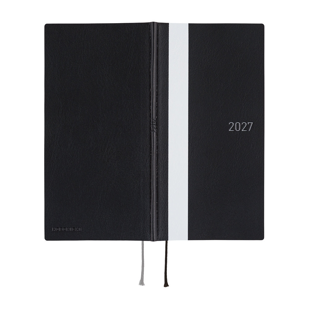 Hobonichi Techo 2027 Weeks - White Line: Black