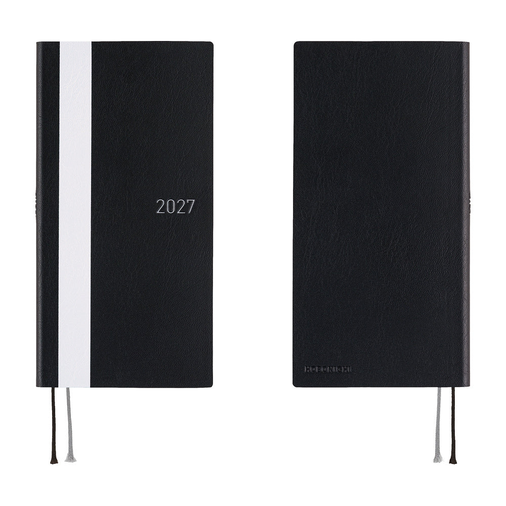 Hobonichi Techo 2027 Weeks - White Line: Black