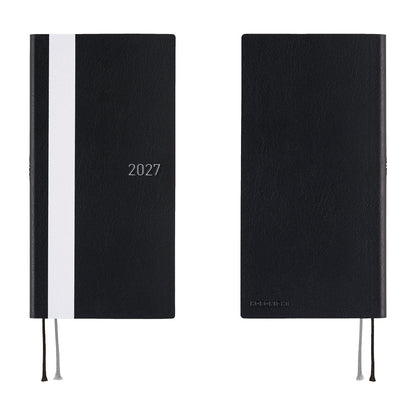 Hobonichi Techo 2027 Weeks - White Line: Black