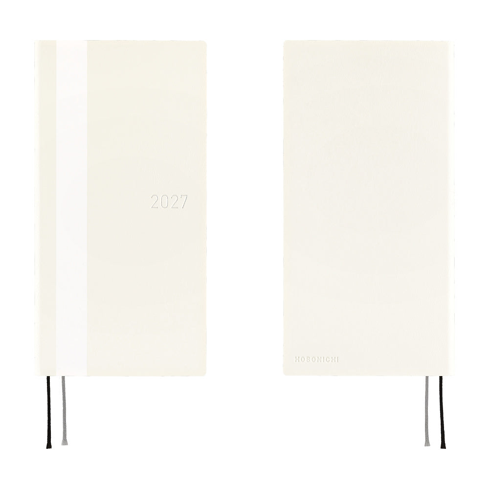 Hobonichi Techo 2027 Weeks - White Line: Ivory