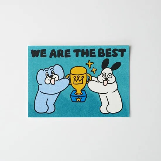 DUMPLING CAT FAMILY - Postcard - We Are The Best