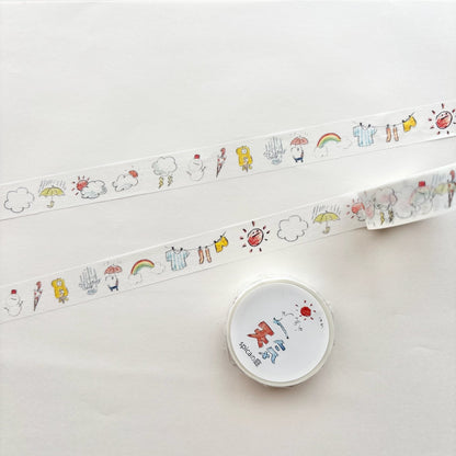 Spica Garden Washi Tape - muu-chan Series - Weather
