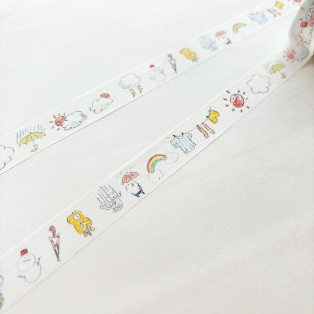 Spica Garden Washi Tape - muu-chan Series - Weather