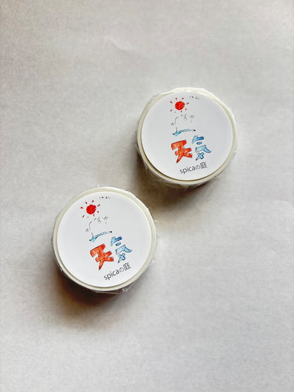 Spica Garden Washi Tape - muu-chan Series - Weather