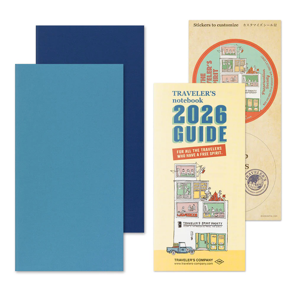 TRAVELER'S Regular Size Refill - 2026 Weekly + Memo