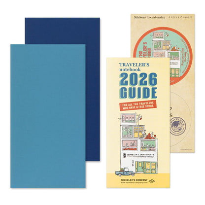 TRAVELER'S Regular Size Refill - 2026 Weekly + Memo