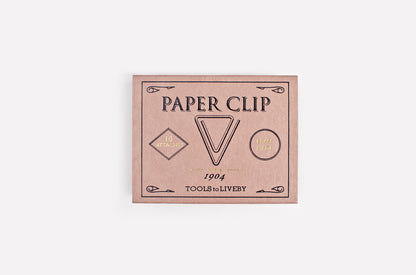 TOOLS to LIVEBY Brass Paper Clips - Box of 10