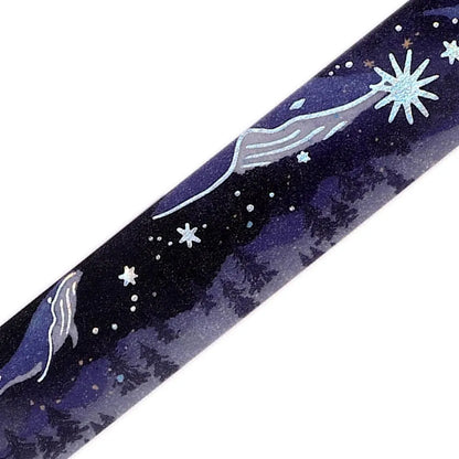 BGM Foil Washi Tape - Standard Life Series - Whale Going to the Starry Sea