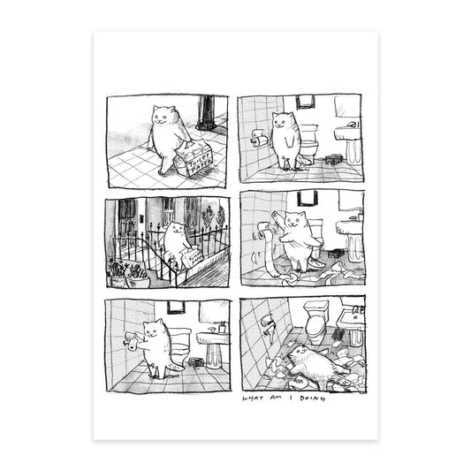 Dawning Crow - Postcard - What am I doing