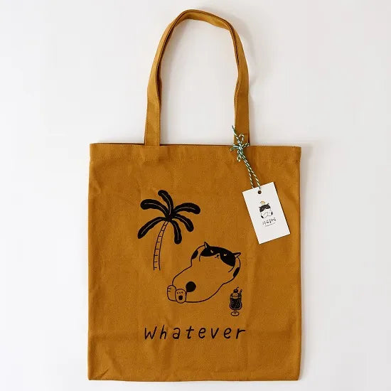 Market the Cat - Totebag - Whatever - Ginger