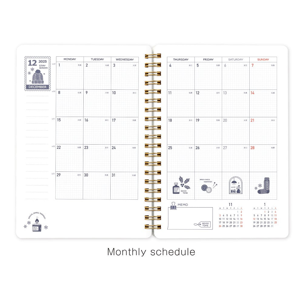 Kleid x Eric Small Things 2026 B6 Planner