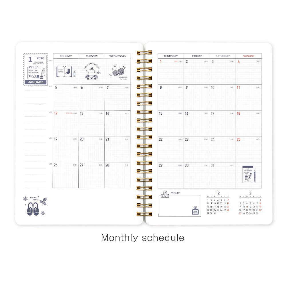 Kleid x Eric Small Things 2026 B6 Planner