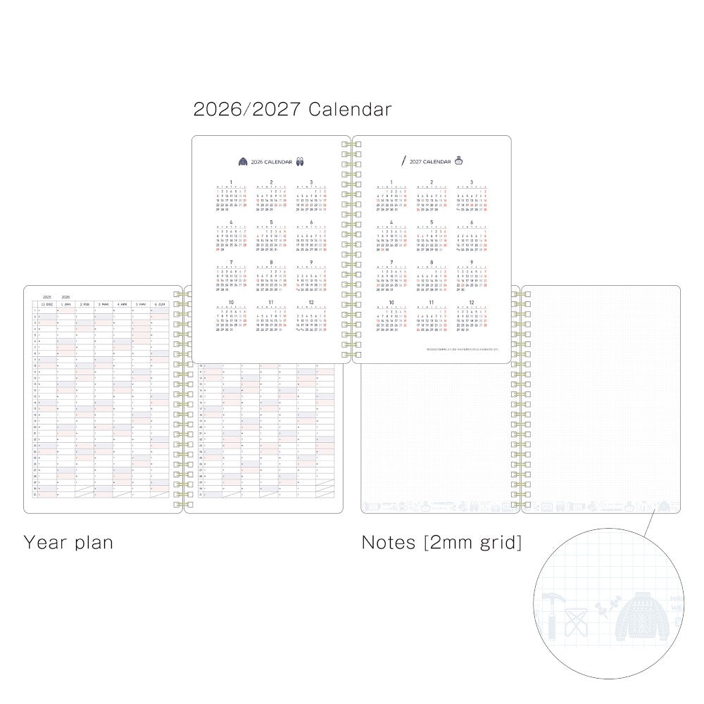 Kleid x Eric Small Things 2026 B6 Planner