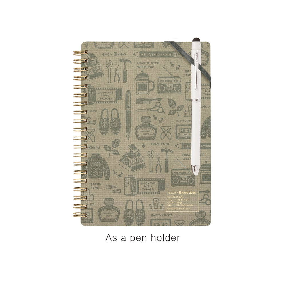 Kleid x Eric Small Things 2026 B6 Planner