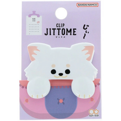 Sun-Star Jittome Die-Cut Clip - White Chihuahua