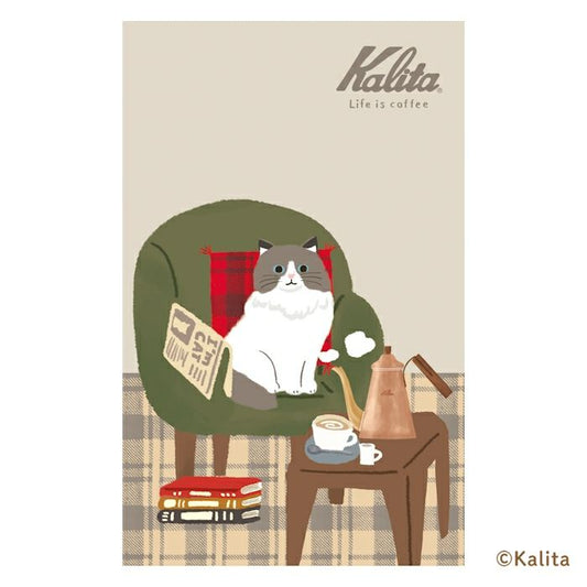 Furukawashiko x Kalita - Life is Coffee Series - B6 Notebook  - White Coffee