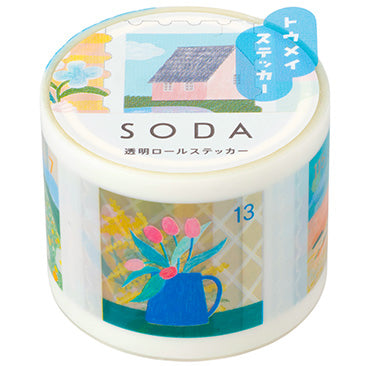 SODA Washi Tape - Wide Stamps