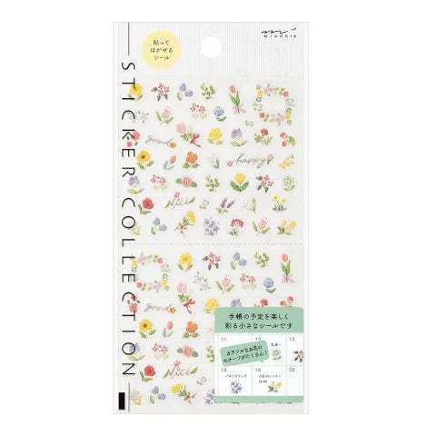 Midori Sticker Sheet - Wild Flower