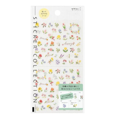 Midori Sticker Sheet - Wild Flower