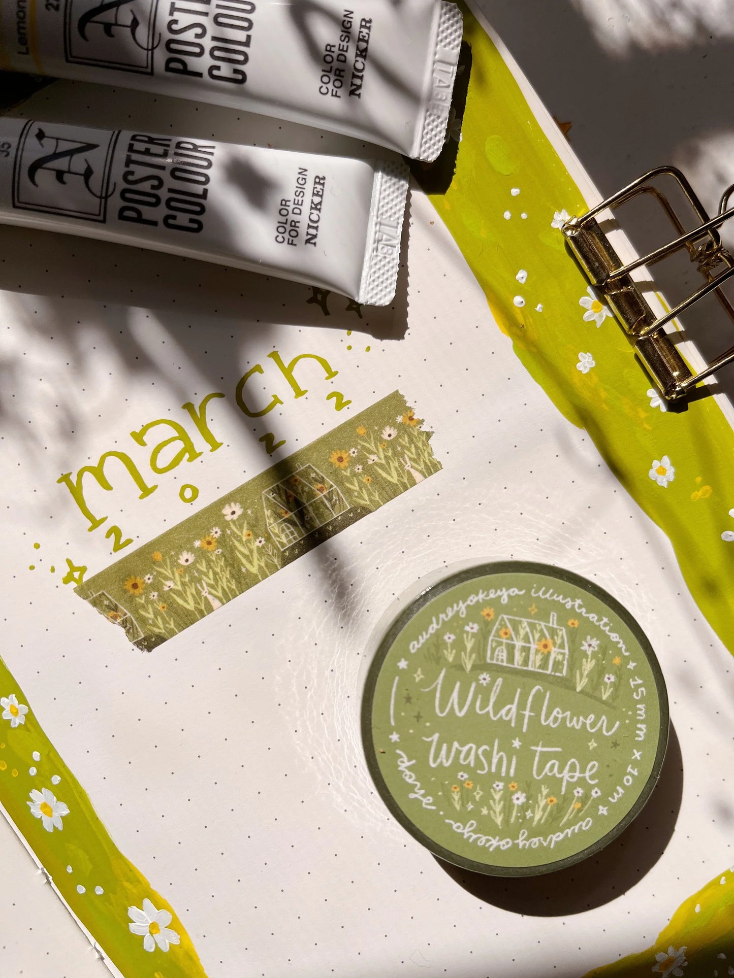 Okeya Stationery Co. - Washi Tape - Wildflower