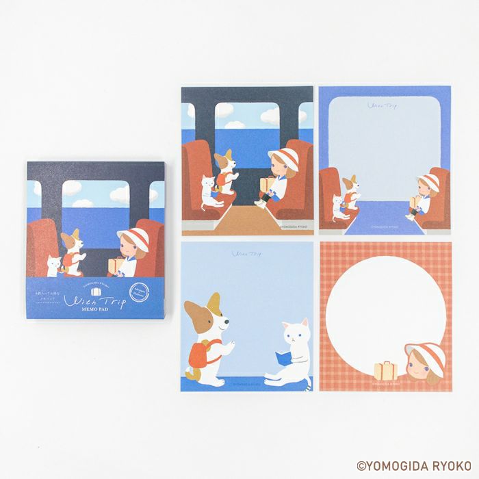 Furukawashiko x Ryoko Yomogida - With Trip Series - Memo Pad - Window