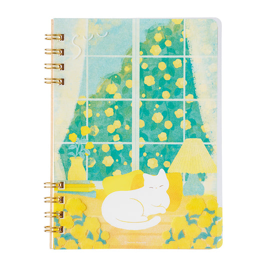 Maruai - SUU Vol. 1 - A6 Spiral Ring Notebook - Cat by the Window