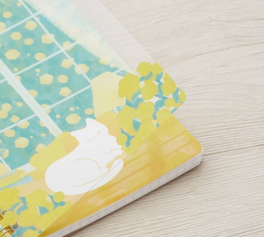 Maruai - SUU Vol. 1 - A6 Spiral Ring Notebook - Cat by the Window