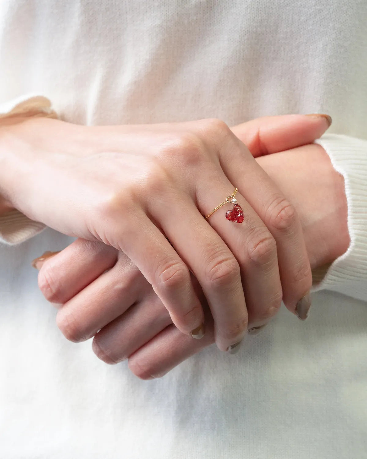 HARIO Lampwork Factory - Glass Ring - Winkheart Rouge - Limited Edition