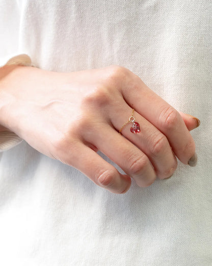 HARIO Lampwork Factory - Glass Ring - Winkheart Rouge - Limited Edition