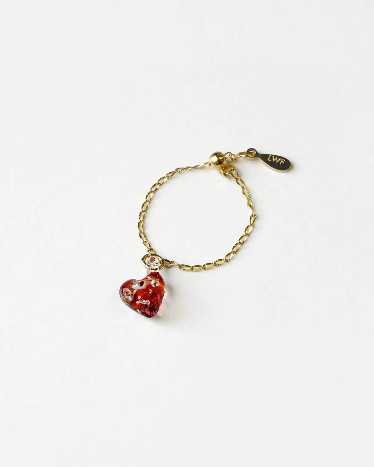 HARIO Lampwork Factory - Glass Ring - Winkheart Rouge - Limited Edition