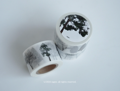 Zagne Korea Washi Tape - Winter Tree