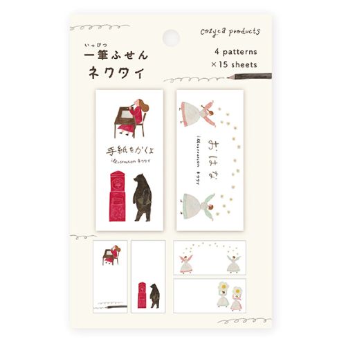 Cozyca x Necktie - Ippitsusen Sticky Notes - I'll Write a Letter, Ohana