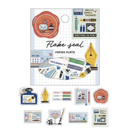 Papier Platz x Eric Small Things - Gold Foil Flake Stickers - Writing Utensils