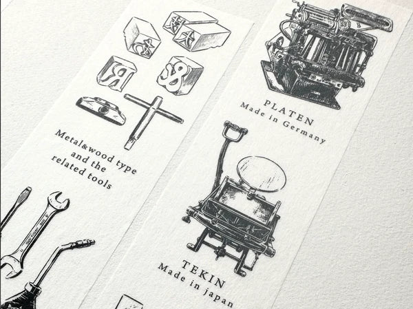 Oeda Letterpress Washi Tape - Letterpress