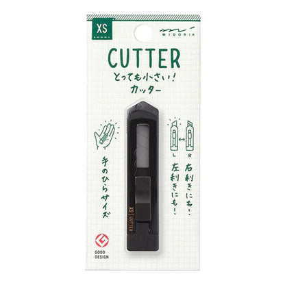 Midori XS Stationery - Cutter - Black