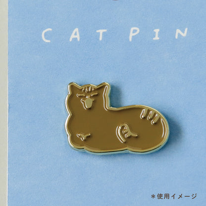 RYU-RYU x mula - Cat Enamel Pin - Yawning